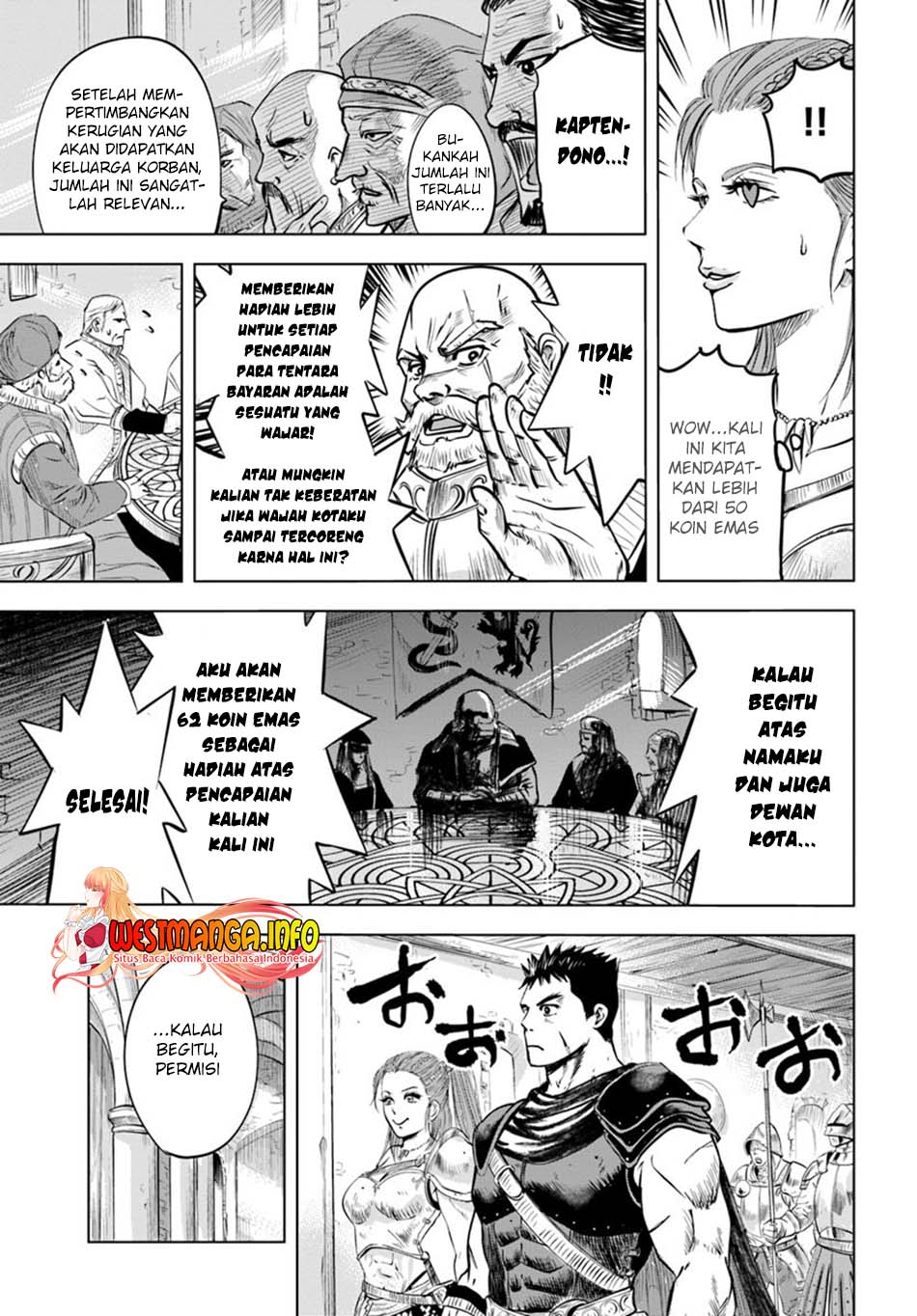 Oukoku E Tsuzuku Michi Chapter 06.2 Bahasa Indonesia